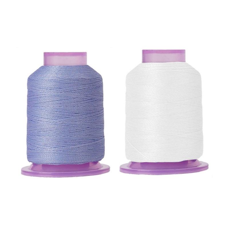 2 Spools Color Changing Sewing Thread Night Glowing Polyester Yarn Thread 550Yards/Spool for Sewing Embroidery Quilting