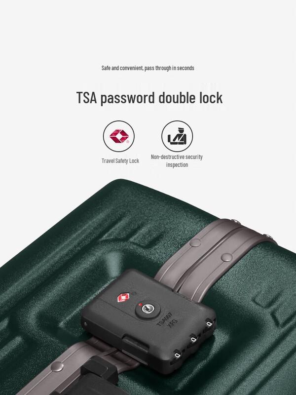 OIWAS Walker Series Upgraded Front-Opening Aluminum Frame Carry-On Luggage