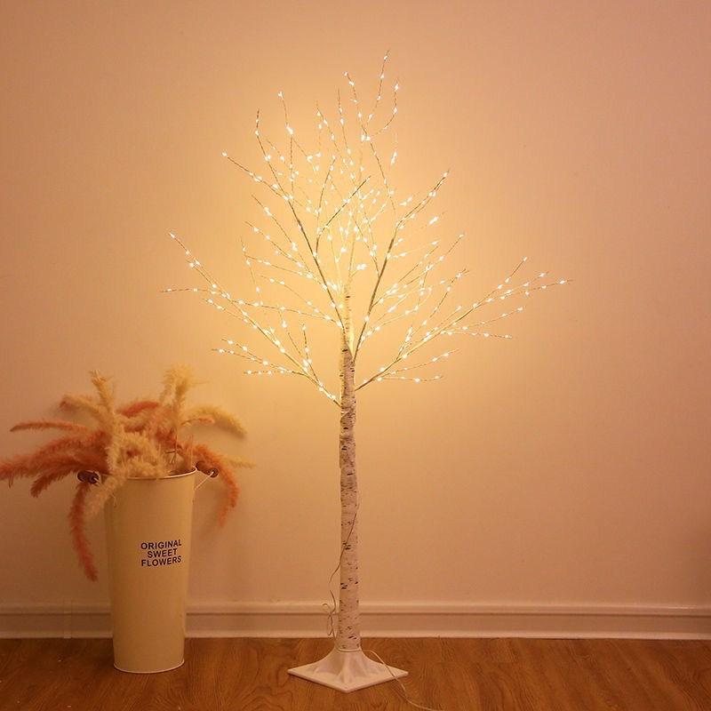 White Birch LED Tree Lights with Remote - Indoor/Outdoor Decorative Lighting