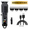 Electric, Hair Clipper, LED Display Screen, Rechargeable, Including Various Blade Accessories, Wireless Hair Clipper, Trimmer, Shaver