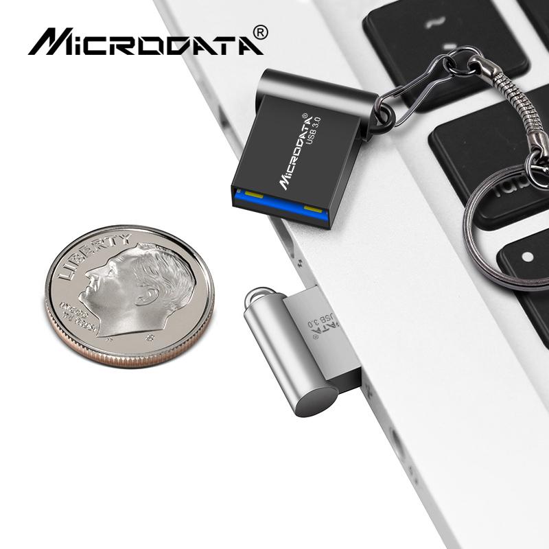 Super Mini Micro Pen Drive Metal USB 8GB 16GB 32GB 64GB USB Flash Drive Memory Stick