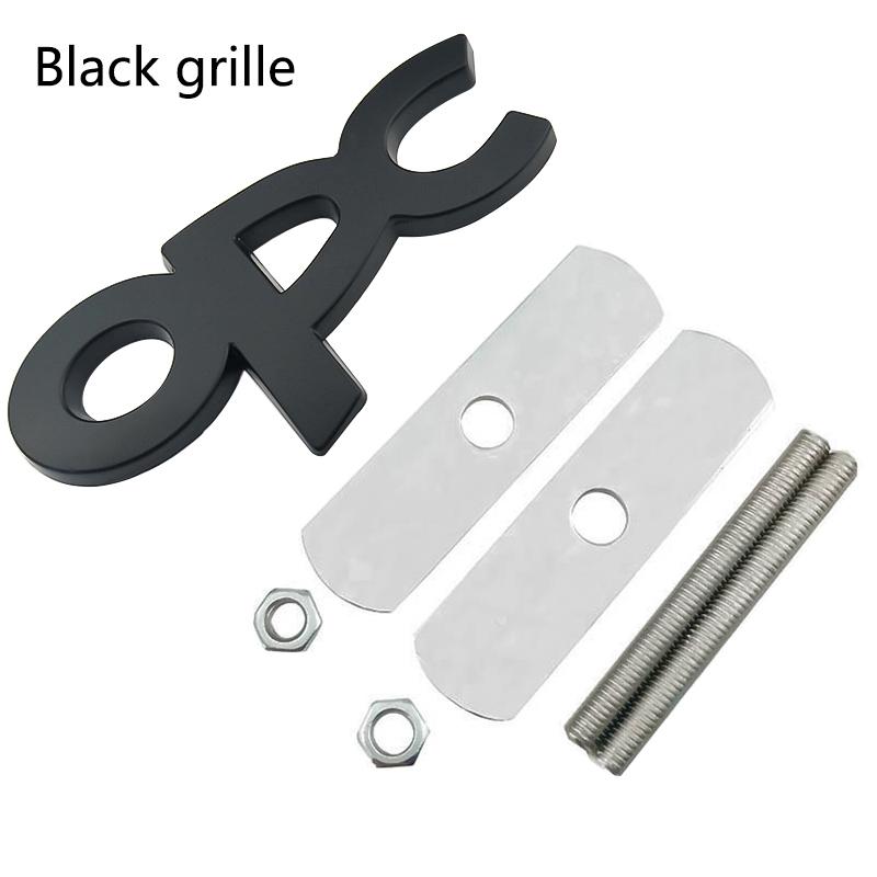 3D Chrome OPC Metal Front Grille Emblem Badge Sticker Accessories Decals For Opel Zafira Astra Vectra Car Styling