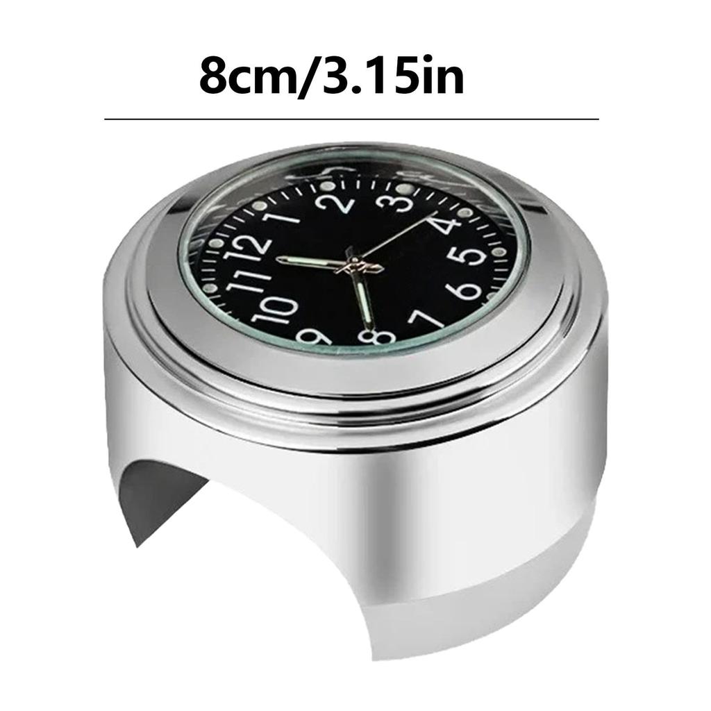 Motorradlenker Uhr - Motocross Lenkerhalterung Zifferblatt Uhr, Fahrrad Motorrad Uhr |