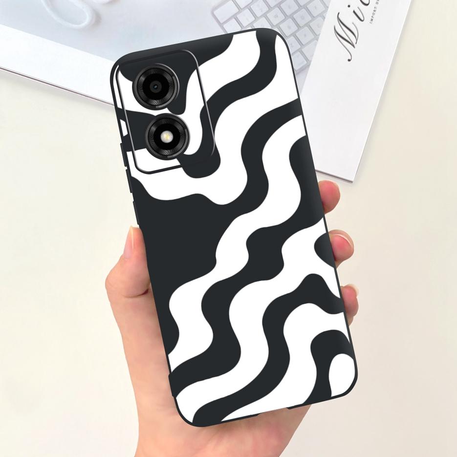 For Motorola Moto G04 Case XT2421-2 New Fashion Cartoon Cover Shockproof Phone Case For Motorola G04 Moto G04s MotoG04 Soft Bags
