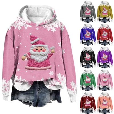Women's Long Sleeve Hoodies Sweatshirts Clothes Teen Girl Casual Sweater Pullover Fashion Daily Versatile Casual Sweatshirts Top