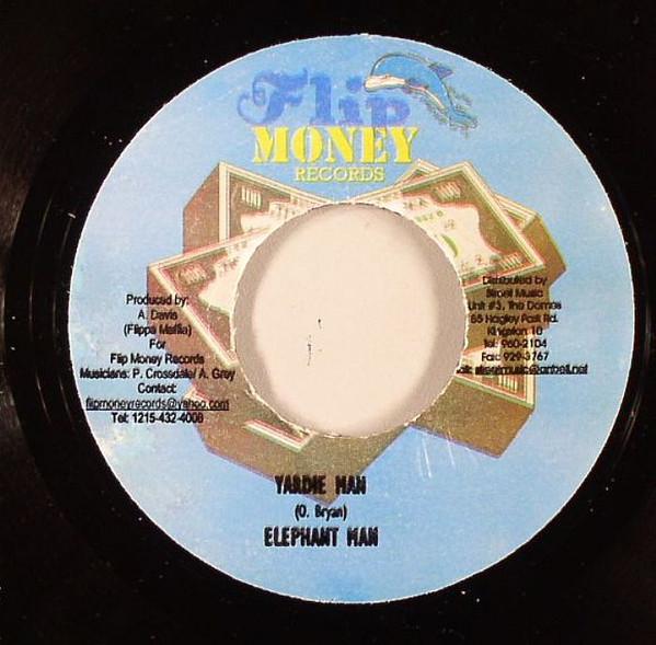 

7inch Record ELEPHANT MAN - Yardie Man NONE Flip Money Reco Jamaica Reggae, Ska & Dub Used