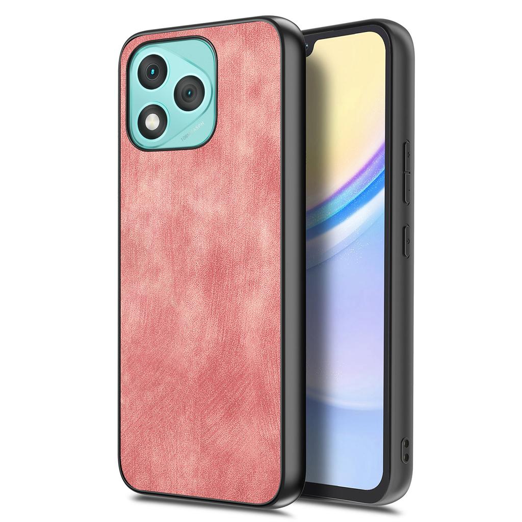 For Honor 400 Lite Case Shockproof Slim Retro Leather Phone Back Cover