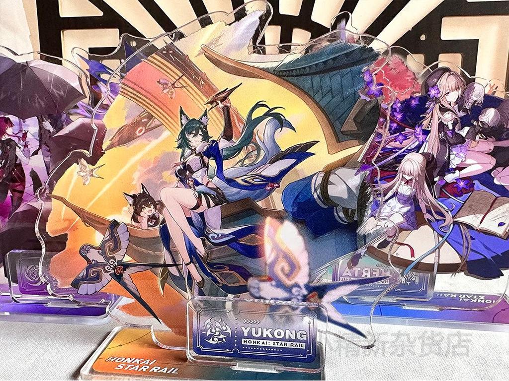 miHoYo Star Rail Firefly Dan Heng Luna Figurine Set: Acheron, Aventurine, Kafka, Silver Wolf, Jingliu, Xueyi Standees