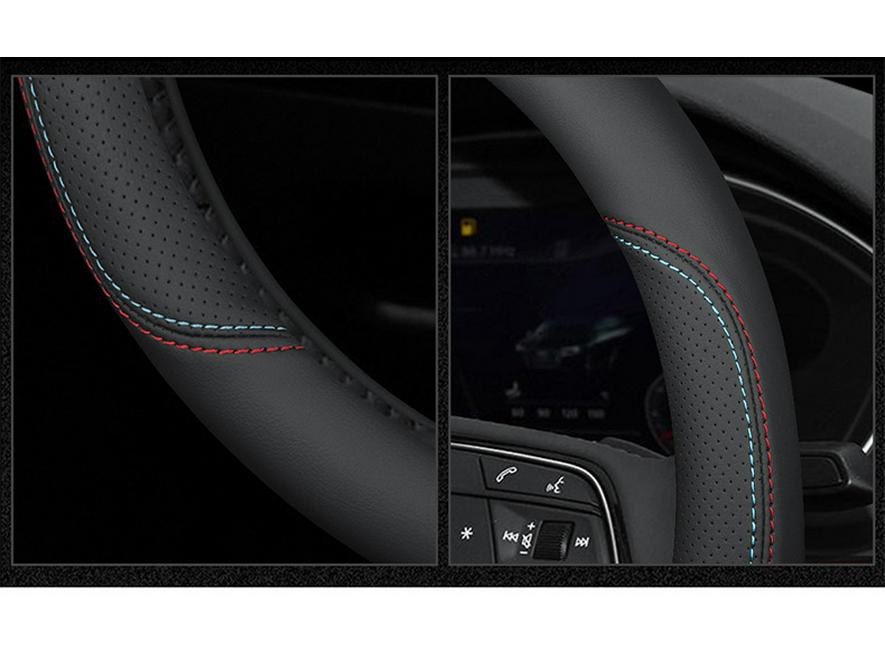 MG Steering Wheel Cover for MG6, HS, MG5 New Energy, MG3SW, MG3 Navigator, ZS, Roewe - Suede Handle Cover