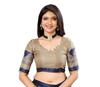 TreegoArt Fashion Women's Kalamkari Art Silk Bollywood Style Saree With Unstitched Blouse Piece - Pack Of 1