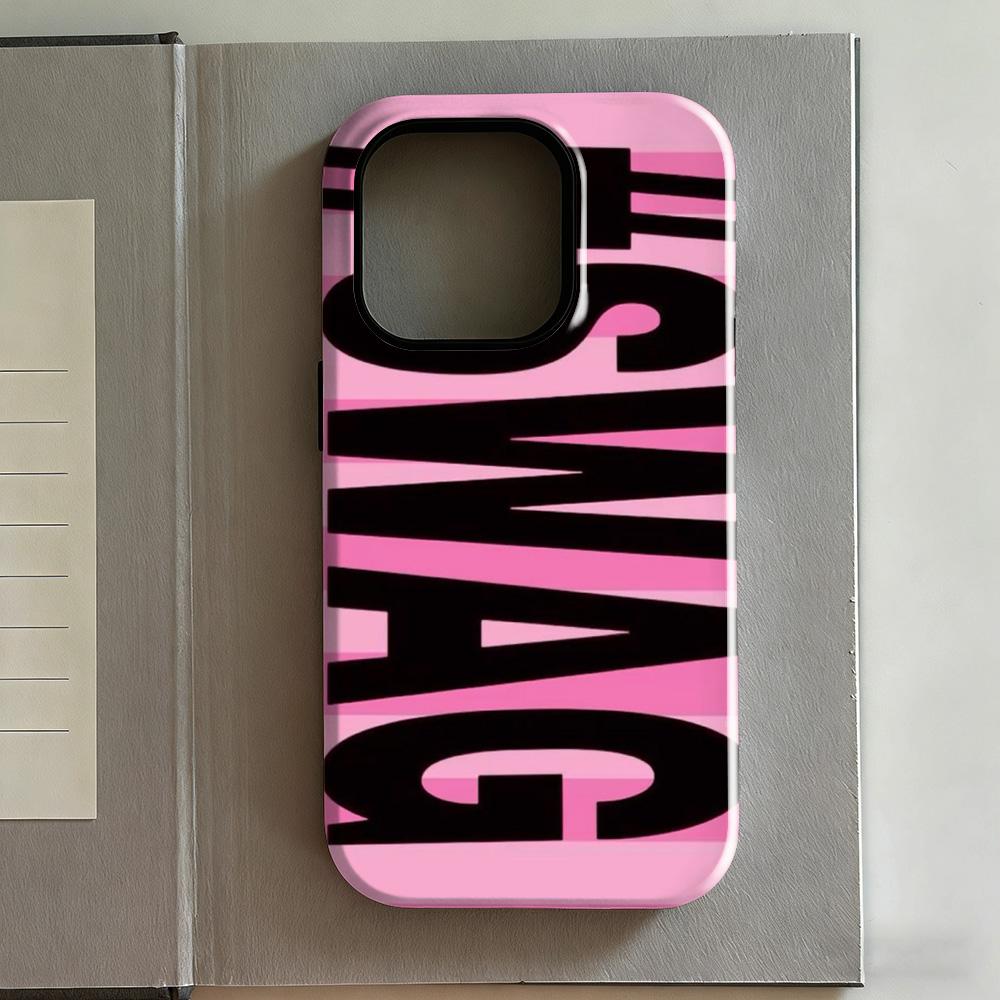 Funda de Teléfono Estilo Y2K SWAG Clmj Para IPhone 17 17e 16e 16 15 14 13 12 11 X XS XR XSMAX 8 Air Pro Max Plus Cubierta Trasera de Doble Capa