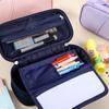 Canvas Pencil Cases Large Capacity Stationery Storage Pouch Students Pen Bag  School Supplies