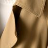 Oversize damers vår höst trenchcoat 2023 dubbelknäppt mellanlång dam överrock vindjacka dam ytterkläder koreansk