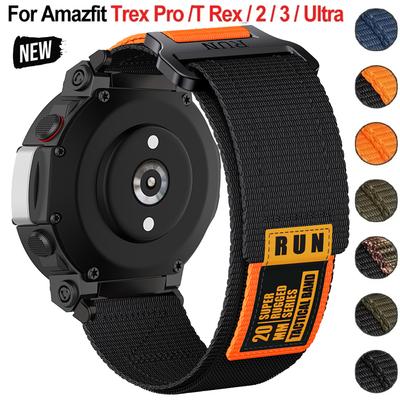 Nylonband für Amazfit T-Rex 2 3 Uhrenarmband für Huami Amazfit Trex Pro T Rex Sportgürtel Smartwatch Armband Zubehör
