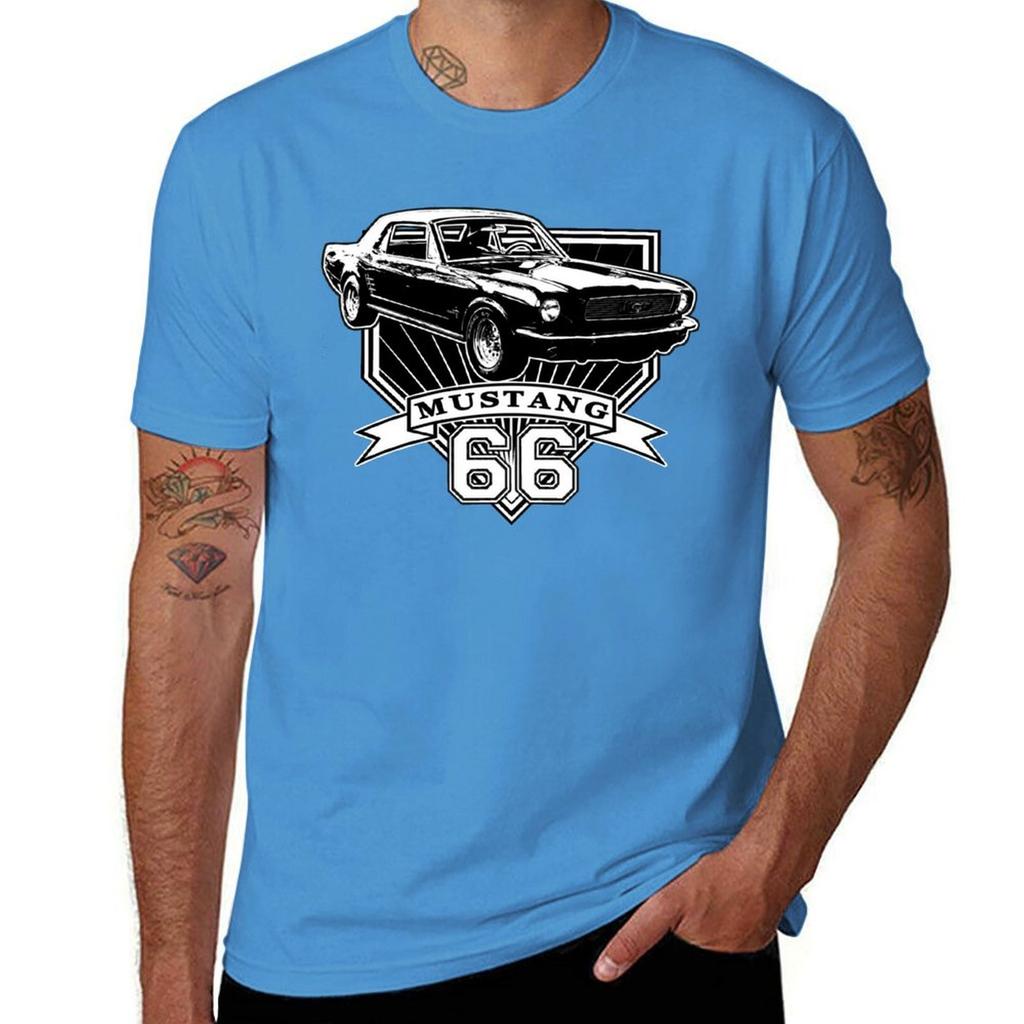 66 Mustang Coupe T-Shirt plus size tops sweat tshirts for men