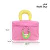 High-Capacity Cute Contrast Color Waterproof Cosmetic Bag for Women