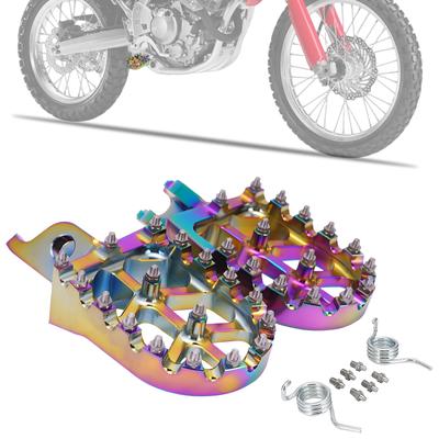 JFG Fahrradfußrasten Fahrrad Trittbrett Set Anti-Rutsch Aluminium Für CRF250L CRF300L CRF450L CRF250