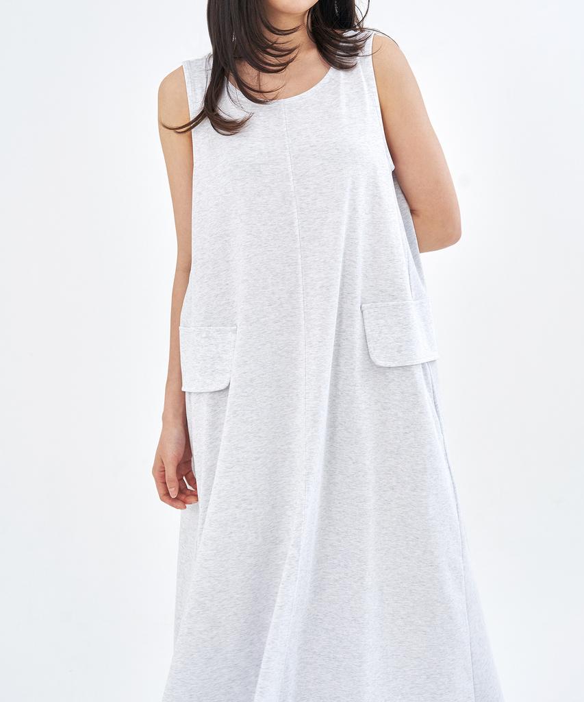 Peulleio Cp One-Piece Dress _ Gray