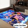 Custom Name KPop Cartoon Carpet, Chair Rug,Area Rug for Office Bedroom living rooms bedroom, Doormat decor Christmas fan gifts