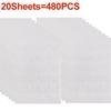 24-480pcs Self Adhesive Picture Journal Photo Album Stickers Vintage Frame Corner Sticker DIY Kraft Paper for Scrapbooking Decor
