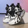 Boys' Shoes 2025 Spring New Breathable Single Net Children's Basketball Shoes Medium and Older Children's Shock-absorbing and Wear-resistant Sports S