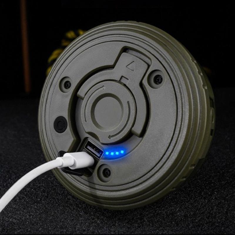 Outdoor Camping Light 10M USB Rechargeable Waterproof Light Chain Portable Scalable Suspended Sky Tent Atmosphere String Light