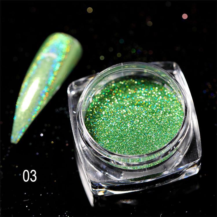 Fantasy Laser Nail Art Glitter: Classic Magic Mirror Powder