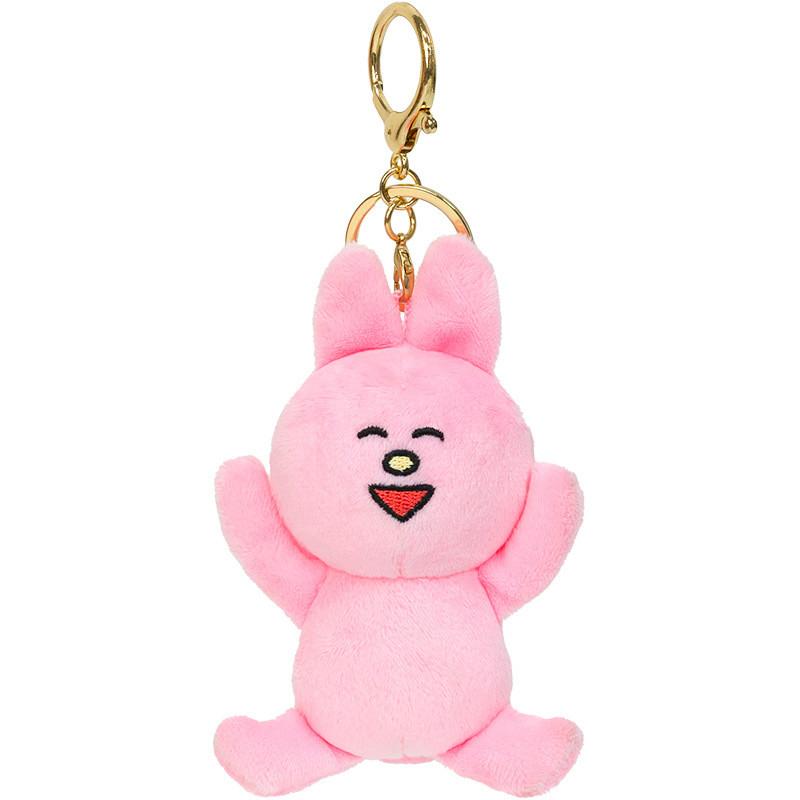 Rabbit Plush Pink Toy Cartoon Cute Doll Backpack Pendant Childrens Gift Holiday