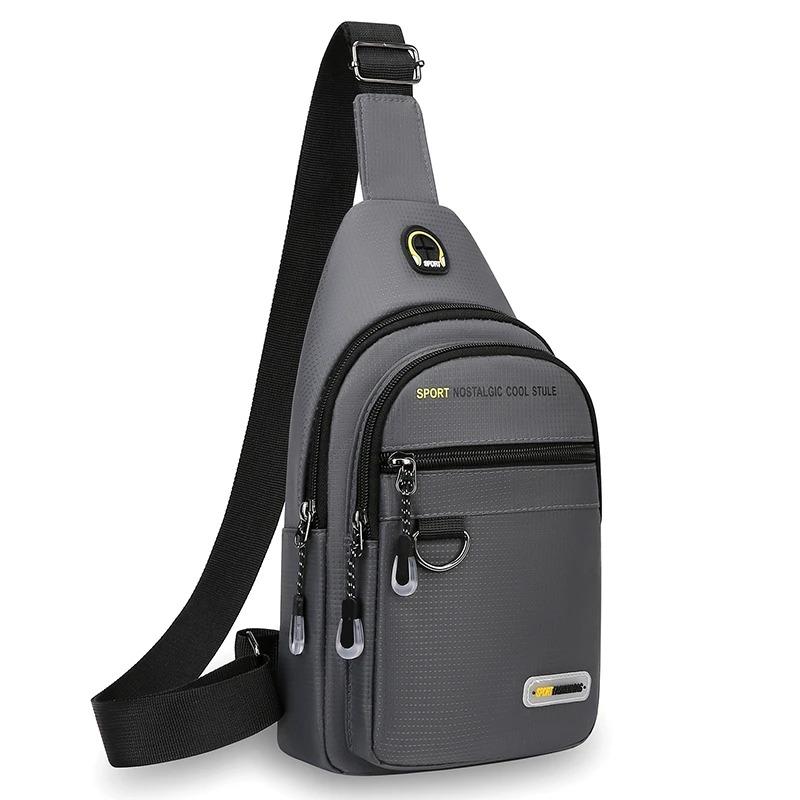 Casual Men's Shoulder Bag,made of Durable Oxford Fabric,suitable for Outdoor Sports Chest Bags,commuting To Work,daily Outings