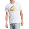 adidas T Shirts Men's White Crew Neck Moderate Straight Fit II3466