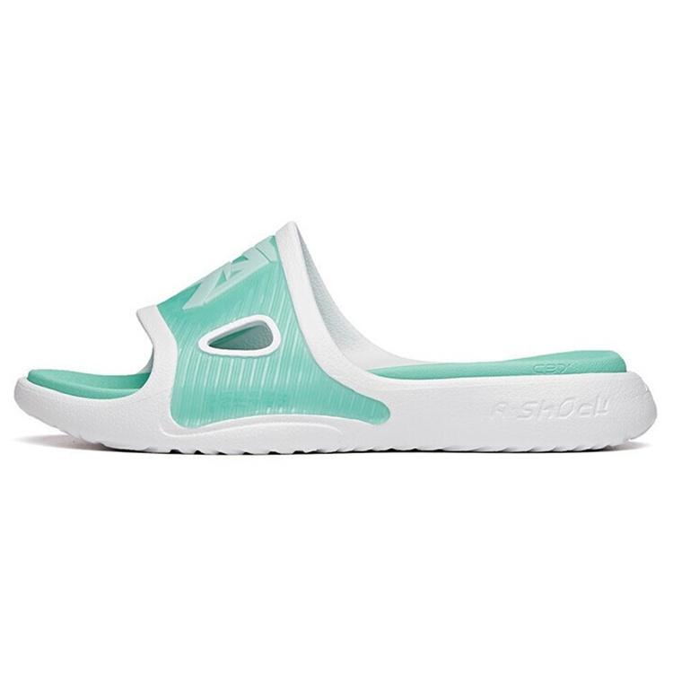 ANTA Casual Slippers  White Green  Men s 112131801-1 EU 41