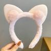 Cat Ears Headbands Furry Plush Headbands Hair Accessories for Girls and Womens Holiday Party Headwear