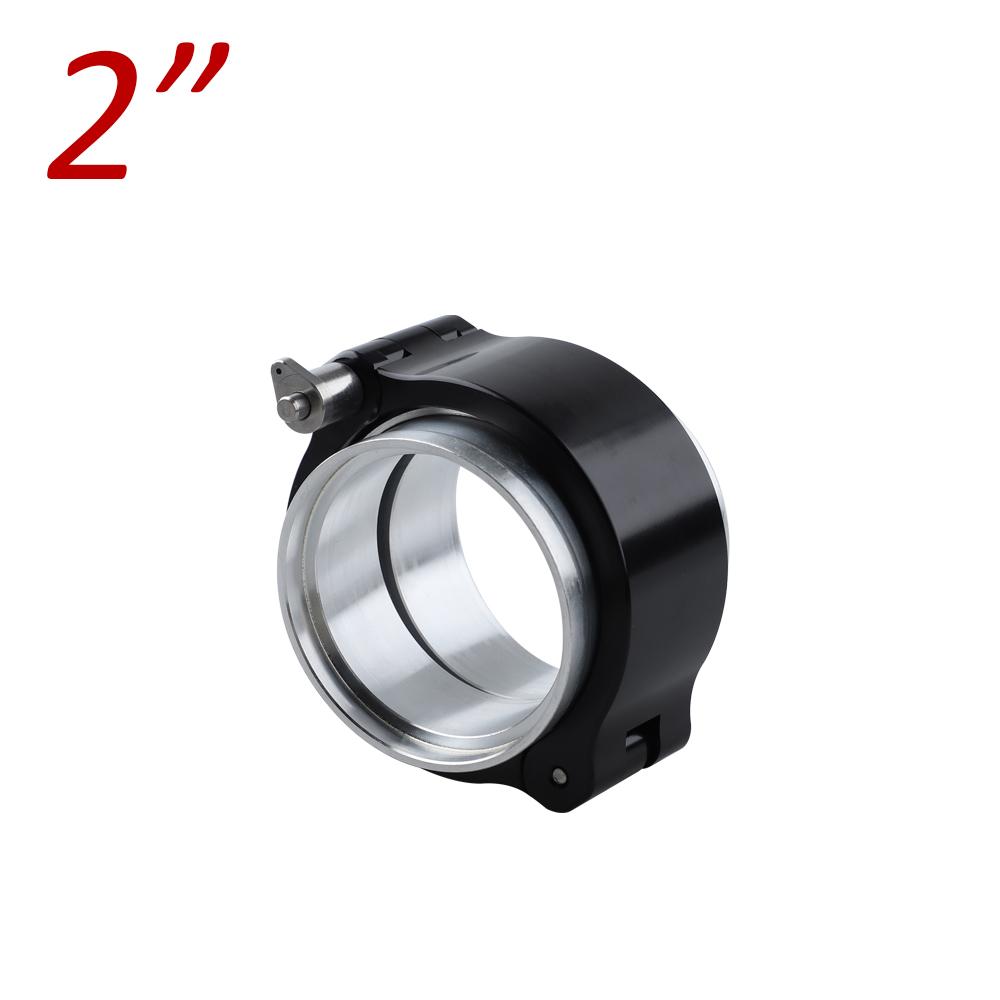 1 Piece 2.0" 2.5" 3.0" 3.5" 4.0" Clamp System Assembly Exhaust V-band Clamp Quick Clamp Aluminium For Turbo / Intercooler Pipe