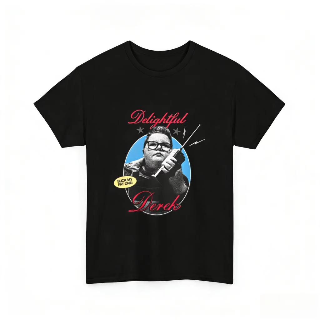 TV drama Stranger Delightful Derek Turnbow graphics 100Cotton Tshirt unisex Vintage Fashion Short Sleeve Mens shirt Streetwear