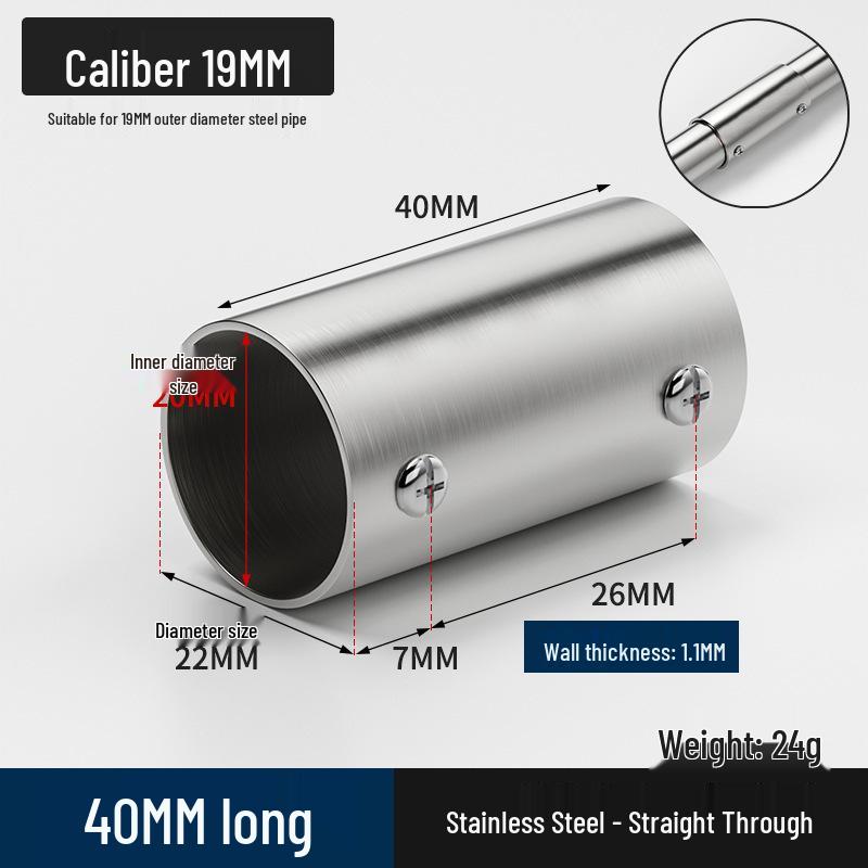 Stainless Steel Right Angle Tee Connector 19mm-32mm Joint Elbow Assembly Frame Fastener