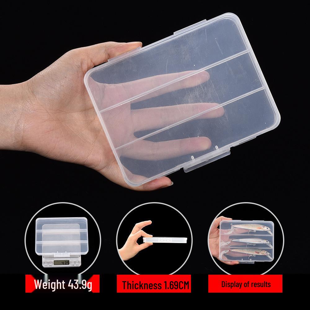 Transparent PP Plastic Fishing Tackle & Lure Storage Box