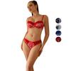 Women’s Bras Sets Tie-dye Underwear Sets Sexy Hollow-out Push Up Bras Panty Hot Girl Intimates