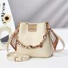 Bucket Bag Texture Women's Bag Fashion Messenger Bag Niche Chain Handbag Bag