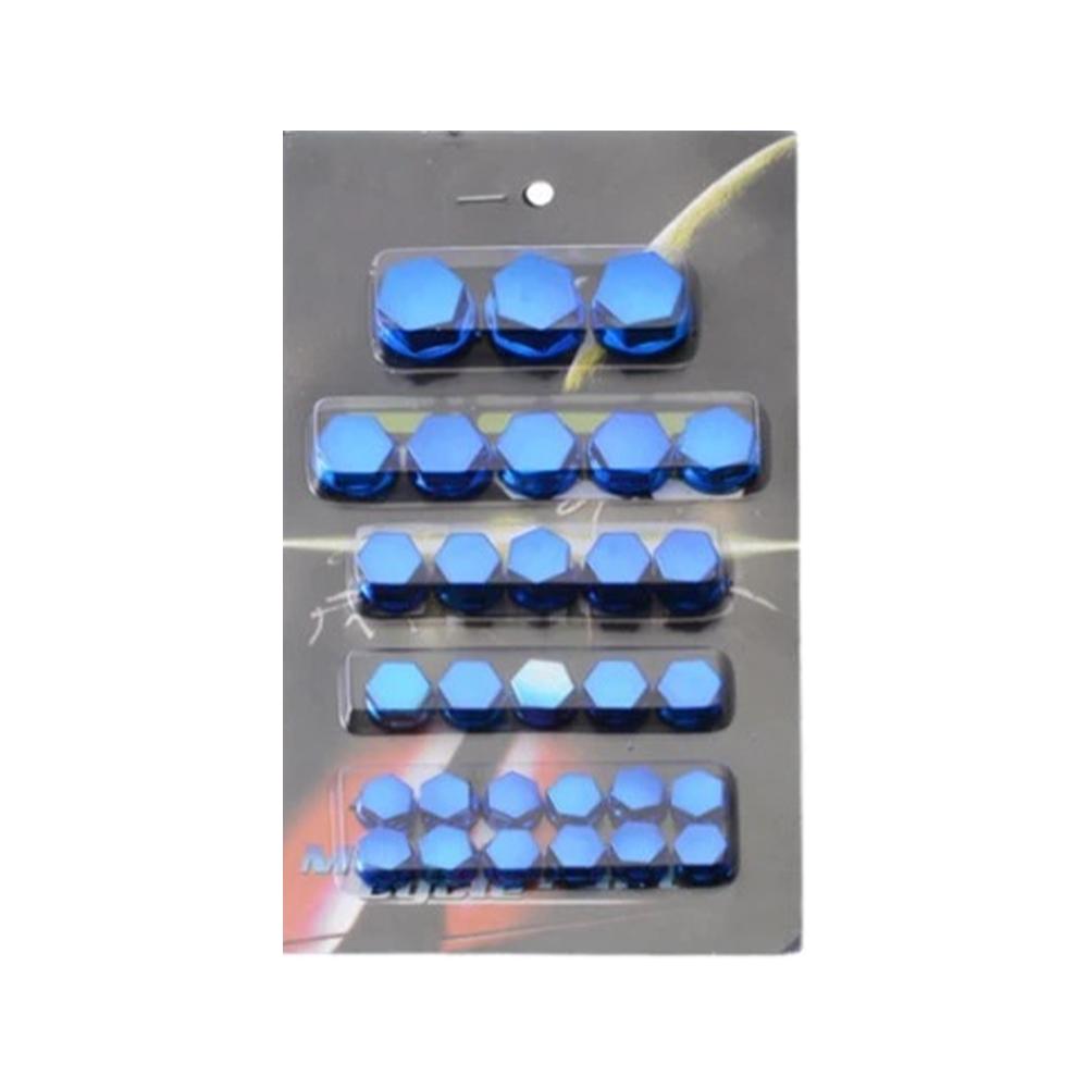 1,4/1,2/1/0,8 cm Dekorace šroubového uzávěru na úpravu motocyklu Univerzální pro většinu motocyklů Beneli Barevný kryt matice Accesso V3k7