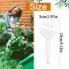 8pcs Clear Plant Watering Globes Plastic Self-Watering Bulbs Automatic Watering Globes Garden Water Device for Plant Indoor Outdoor