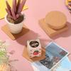 uxcell 80-Piece Self-Adhesive Cork Coasters, 9.5x9.5x0.5cm, Cork Cushions, Cork Tiles, Cork Backing Sheets, Mini Wall Cork Boards for Coasters and DIY