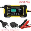 12V 6A Full Automatic Car Battery Charger For Auto Moto Wet Dry Lead Acid AGM Gel Power Pulse Repair Quick Charge