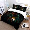 "Neon Astronaut with H-Star Logo" Print Bedding Set Duvet Cover Pillowcases (1* Duvet Cover 2* Pillowcases Do Not Include Comforter)