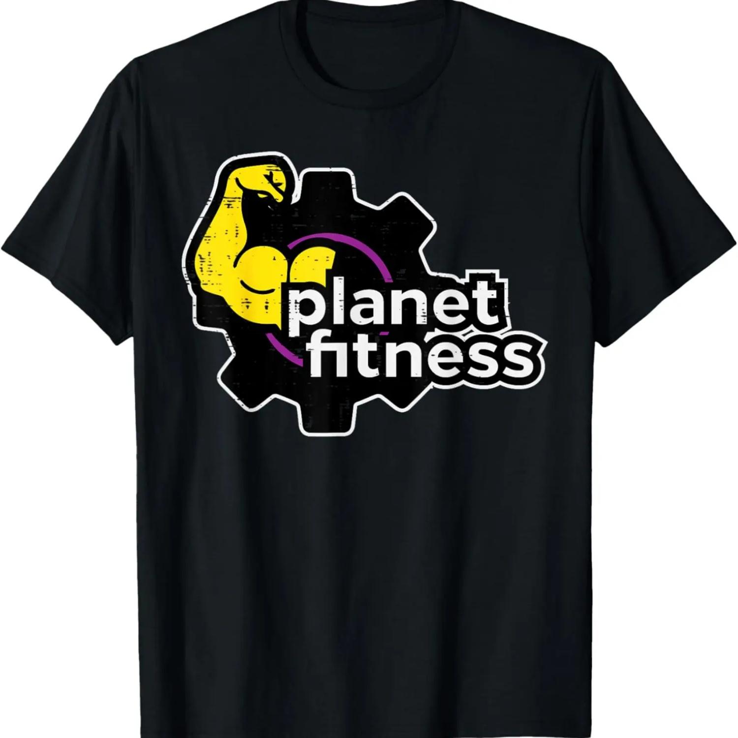 Планета Фитнес Тренировка Бицепса Упражнение Тренинг Мужская Женская Футболка S
