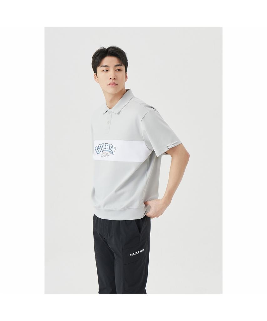 Goldeunbeeo (M) Chest Boarder Line Sweatshirt G4Tam26271Gyx