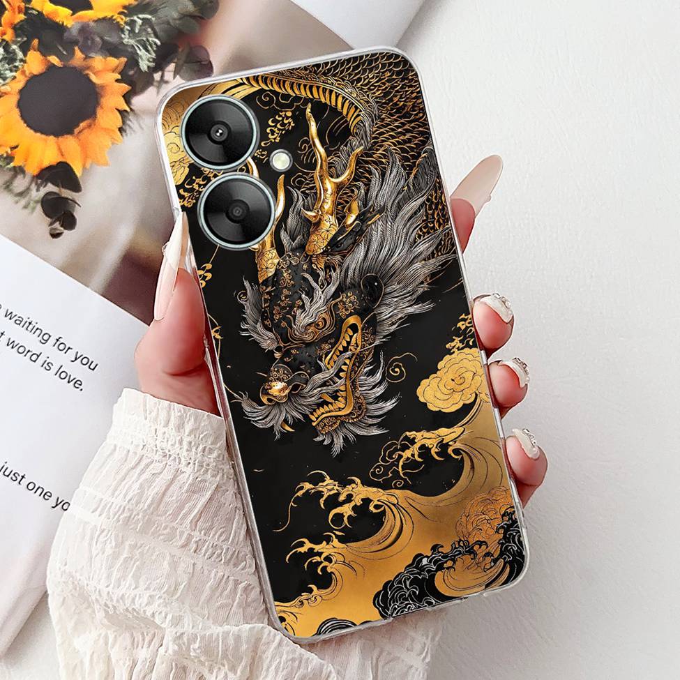 Clear Casing For Redmi 13C 13R 5G Cover For Redmi 13C 5G Case Luxury Butterfly Love Fashion Flowers Cool Cute Cartoon Painted