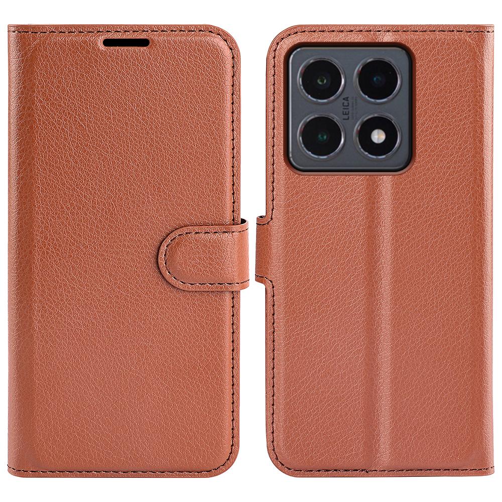 For Xiaomi 15T Case Litchi Texture Shockproof Leather Wallet Phone Cover