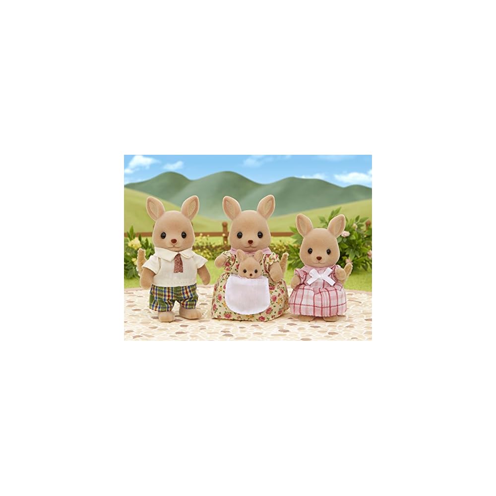 Sylvanian Families Kangaroo Family Doll Set 3+ Years Old Toy for Dollhouse EPOCH