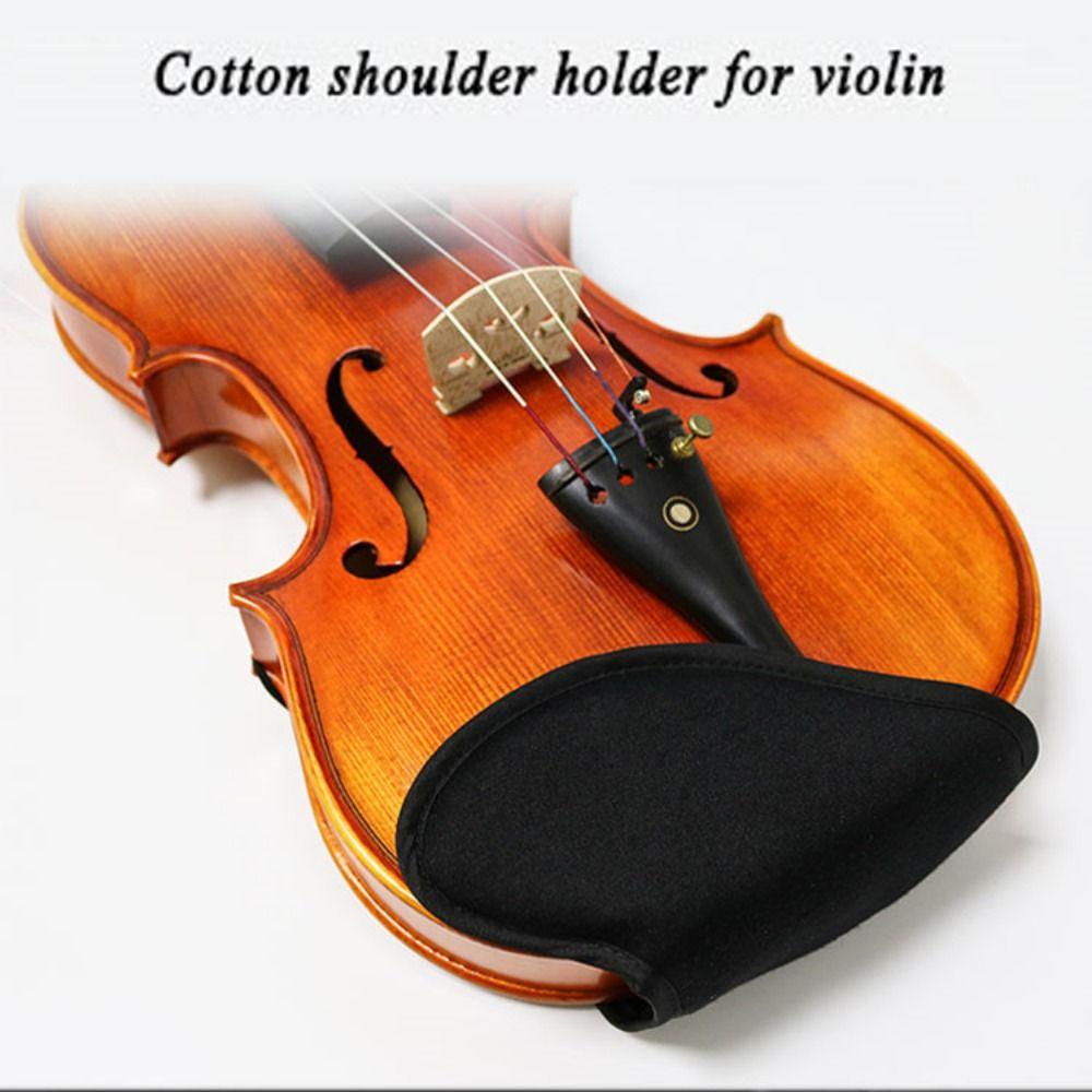 Cotton Violin Shoulder Pad Absorbs Sweat Washable Fiddle Sponge Cushion Violin Parts Reduces Friction