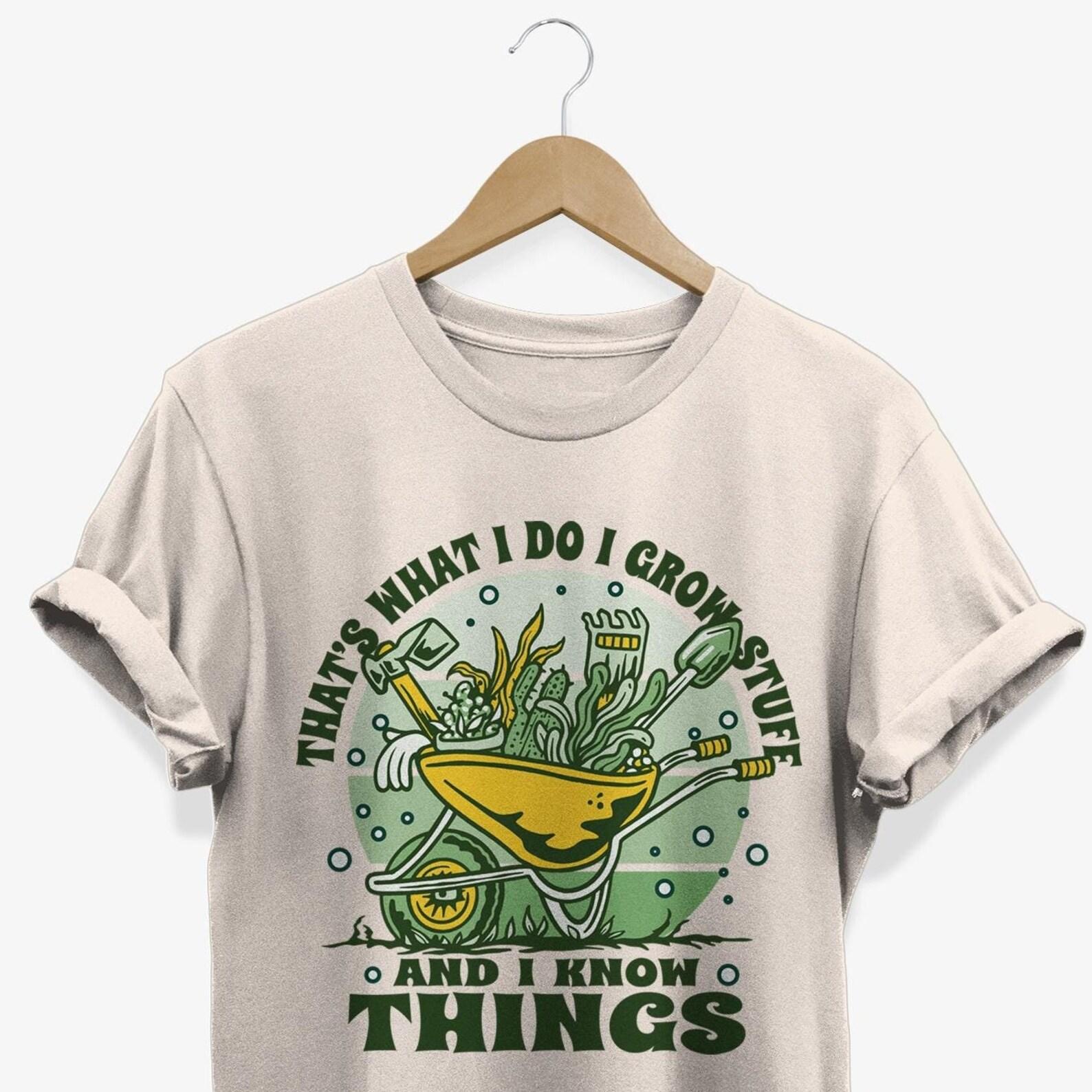 Funny Gardener T-Shirt: Garden Tools Graphic Tee S
